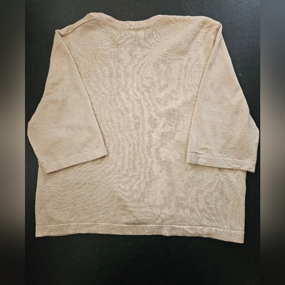 Cyr Tan Wrap No Button Cardigan - Size 2X - EUC - Picture 6 of 8
